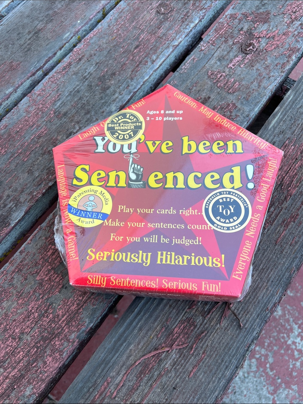 You’ve Been Sentenced! Party Card Game - Red
